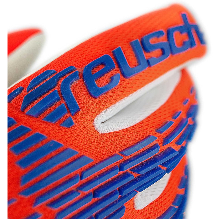Воротарські рукавички Reusch Attrakt Freegel Silver, унісекс, розмір 8.5, помаранчево-сині