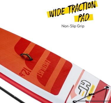 Надувна дошка для сапсерфінгу Bestway Hydro-Force Fastblast 3,6 м з ручним насосом і сумкою, Stand Up Paddle Board 2021