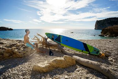 Надувна SUP-дошка Bestway Hydro-Force Touring Aqua Excursion 381×79×15 см, комплект для серфінгу