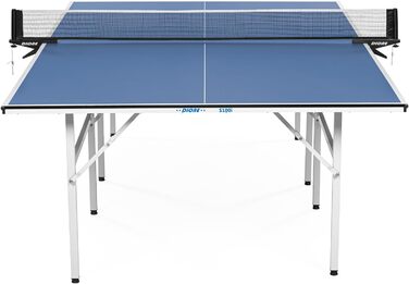 Стіл для пінг-понгу Dione S100i Indoor - 274x152 см, блакитний - Готовий до використання