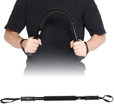Alomejor Силач-експандер Power Twister Bar 20-60 кг, пружинний тренажер для грудей і рук, тренажер для м'язів рук 40 кг