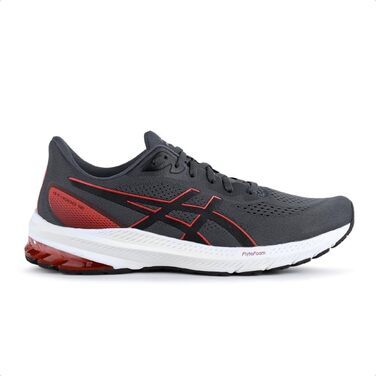 Кросівки ASICS GT-1000 12 для чоловіків (46 EU, сірий Carrier Grey, True Red)
