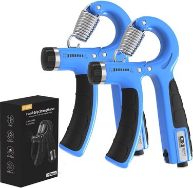 Набір для тренування зап'ястя 2 шт. (5-60 кг), тренажер для рук, для спортсменів та відновлення, FC0101 (Блакитний)