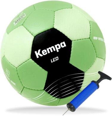 Гандбольний м'яч Kempa Training, м'ятний/чорний, з насосом