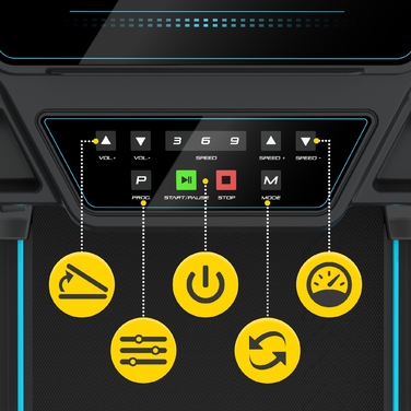 Електрична бігова доріжка 4FIZJO MY-RUN до 90 кг