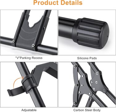Підставка для велосипеда CXWXC для 20''-29'' та 730C MTB, шосейних велосипедів. Складана підставка для зберігання в приміщенні, гаражі, на вулиці