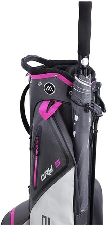 Сумка для гольфу Big Max Dri Lite Seven 2024 - чорно-фуксія-біла