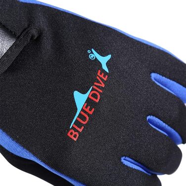 Рукавички для дайвінгу VGEBY1, 1 пара, 3 кольори, п'ятипалі неопренові рукавички для дайвінгу, снорклінгу, каякінгу, серфінгу та інших водних активностей, темно-синій L