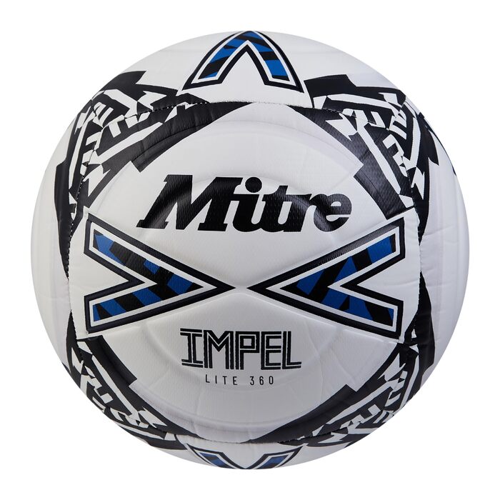 М'яч футбольний Mitre Impel Lite 360 – легкий, міцний, білий, розмір 5