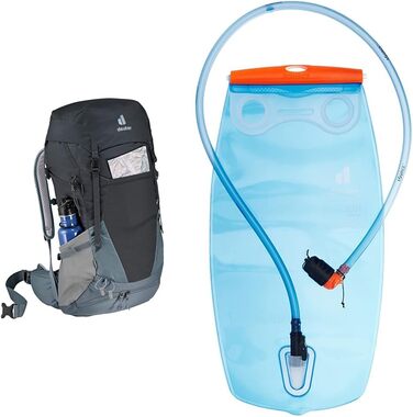 Жіночий туристичний рюкзак deuter Futura 30 SL Graphite-shale, 30 л, з гідросистемою Streamer 3.0