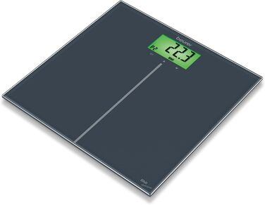 Цифрова скляна вага Beurer GS 280 BMI Genius з інтерпретацією ІМТ і кольоровим дисплеєм