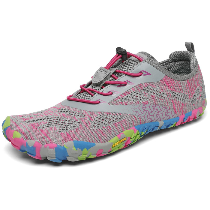 Кросівки SAGUARO Unisex для трейлраннінгу та фітнесу рожеві (38 EU) - легкі, дихаючі, універсальні