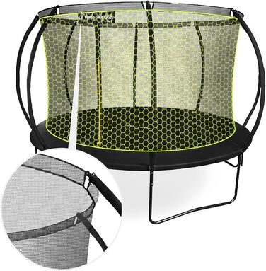 Батут гірчатий Hypermotion Outdoor для дітей 244/305/366/430/487 см - швидковисихаючий, водостійкий, Ø 366 см