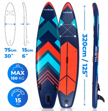 SUP-дошка Thunder Stripes 320 см