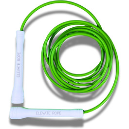 Стрибкове канат Elevate Speed Rope MAX - професійний, 5 мм, 3 м, з міцними ручками (зелений)