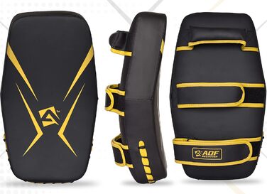 Шлагбаум Pratzen для боксу, кікбоксингу, муай-тай: ударопоглинаючі подушки з Maya-шкіри, боксерські подушки для єдиноборств, карате та ММА