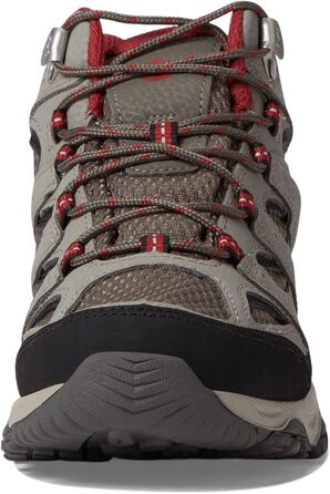 Черевики для ходьби Merrell Moab 3 Mid Wtrpf для хлопчиків (12 Wide Big Kid, Boulder Rot)