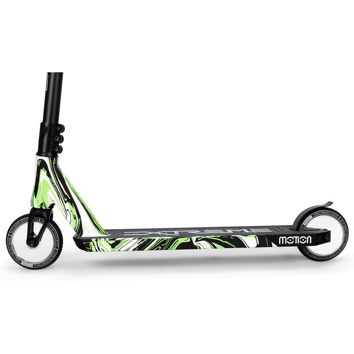 Трюковий самокат Motion Stunt Scooter Xtreme для підлітків і дорослих, алюмінієвий, колеса 120 мм, ABEC 9, для новачків і досвідчених, стильний та міцний, Forest