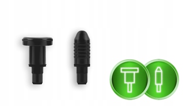 Перкусійний масажер для тіла Neo-sport NS-501, 8 насадок, чорний