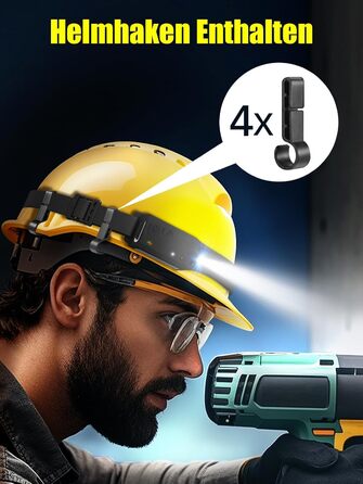 UNBON LED налобний ліхтар з акумулятором, перезаряджається через USB-C, надзвичайно яскравий, 5 режимів освітлення, датчик руху, водонепроникність IPX4, легкий, для піших прогулянок, бігу, риболовлі, 1 шт.