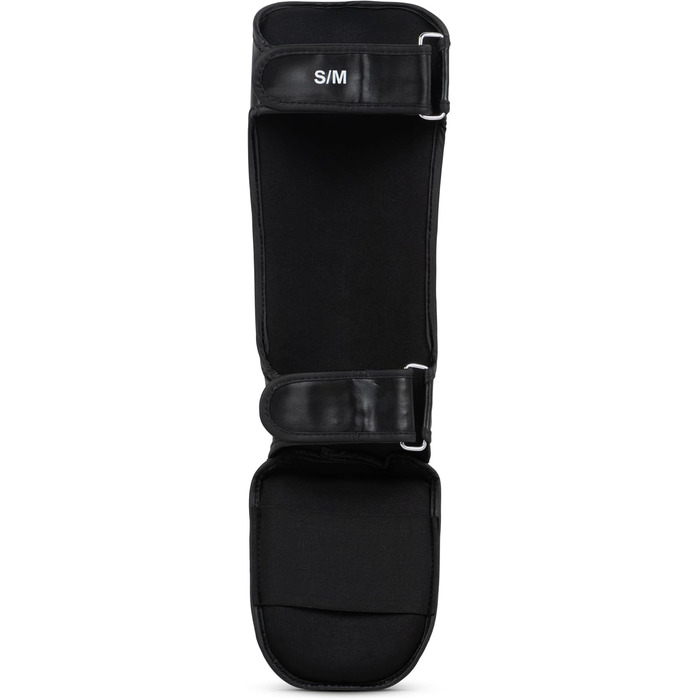 Захисники гомілок BENLEE Guardian з екошкіри, чорні (один)