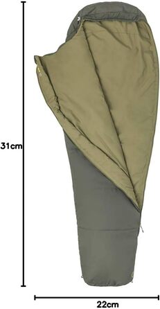 Спальний мішок Marmot Nanowave 35: легкий, для 3 сезонів, 183 см | Ідеально для кемпінгу та трекінгу