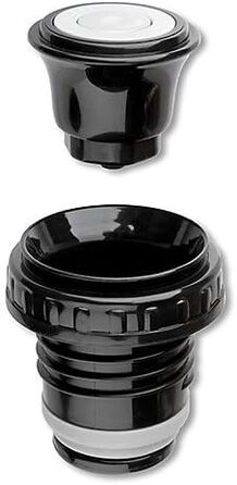Термос Isosteel VA-9562DQ Duo 1,0 л з нержавіючої сталі 18/8 з вакуумною ізоляцією, системою Quickstop для наливання однією рукою та двома чашками