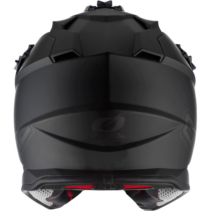 Мотошолом O'NEAL MX Enduro 2SRS V.23 для дорослих, чорний | ABS-корпус, вентиляційні отвори