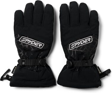 Чоловічі лижні рукавички Spyder Overweb GTX, розмір S, чорні, водонепроникні