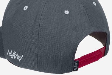 Кепка-снапбек Nebelkind Berlin Netzplan унісекс з прямим козирком, регульована, темно-сіра, OneSize — стильна бейсболка в стилі Streetwear