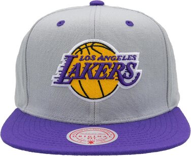 Кепка Mitchell & Ness NBA Lakers Snapback, сіра/фіолетова, універсальний розмір