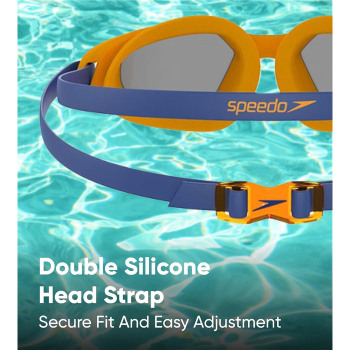Окуляри для плавання Speedo Hydropulse Junior (6-14 років) Poolblue/Chilliblue