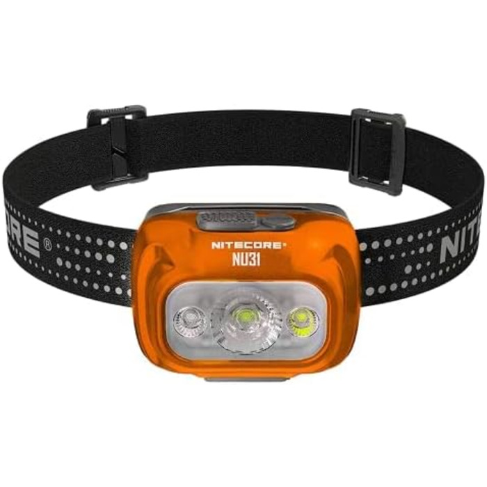 Нітекор NU31 Blue - налобний ліхтар, колір помаранчевий