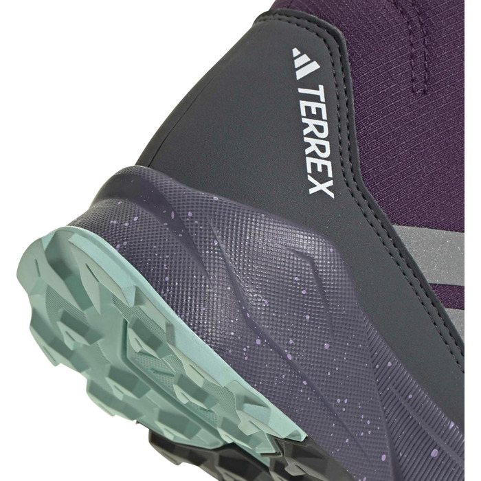 Дитячі трекінгові черевики Adidas Terrex Trailmaker 2 Climawarm+ для дітей, 33 EU, Aurora Plum/Matte Silver/Semi Flash Aqua