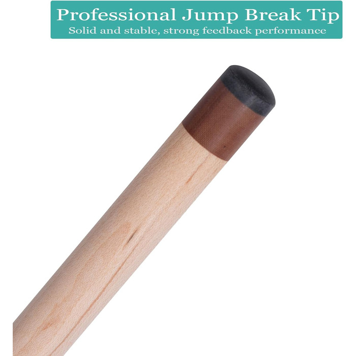 Білльярдний кий Ray Speed Heavy Hitter Jump Break, 3 частини, 14 мм наконечник з фенолу, 567-625 г, 21 oz, винно-червоний