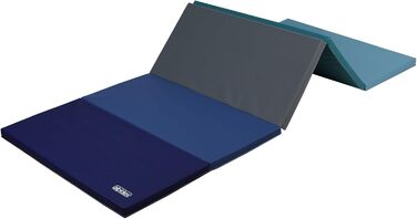 ALPIDEX Килимок для гімнастики та спорту, складаний, 185x78x3.2 см, блакитний, для дітей та дорослих