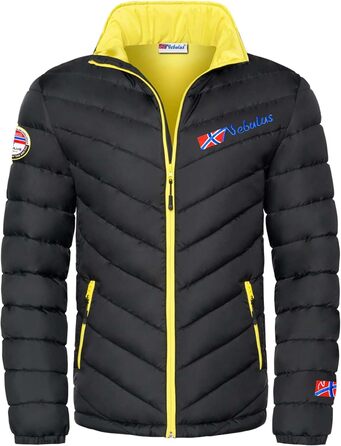 Чоловіча куртка Nebuus TANNO, тепла outdoor-куртка, практична та універсальна перехідна та зимова куртка (S, чорний)