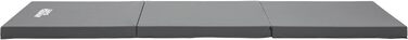 Гімнастичний мат Miweba Sports GM100, складаний, 180x60x5 см, протиковзкий, для фітнесу, йоги, спорту, сірий