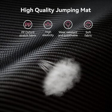 Міні-батут для дорослих 101,6 см, без поручнів, рожевий. Ідеальний для фітнесу вдома та на вулиці