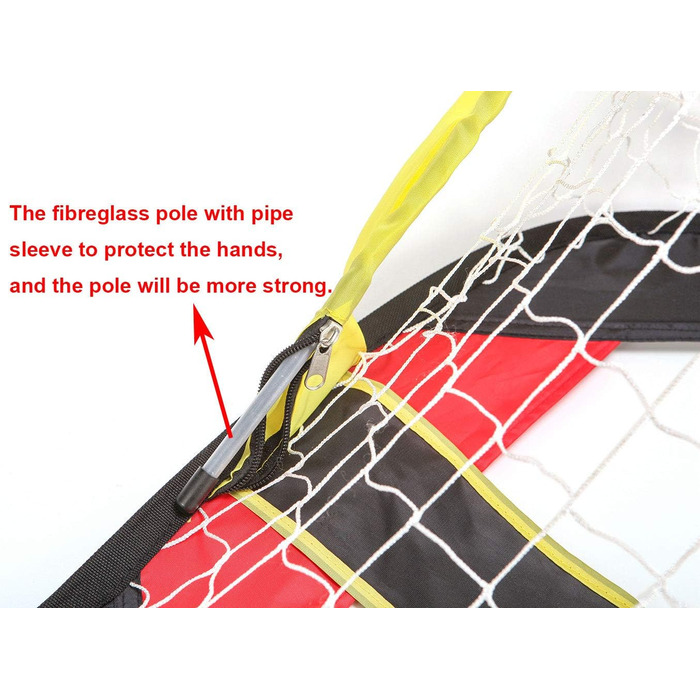 Дитячі ворота для футболу Kidodo, Pop-Up ворота, складані та портативні, для гри в приміщенні та на вулиці, 100 x 70 x 70 см