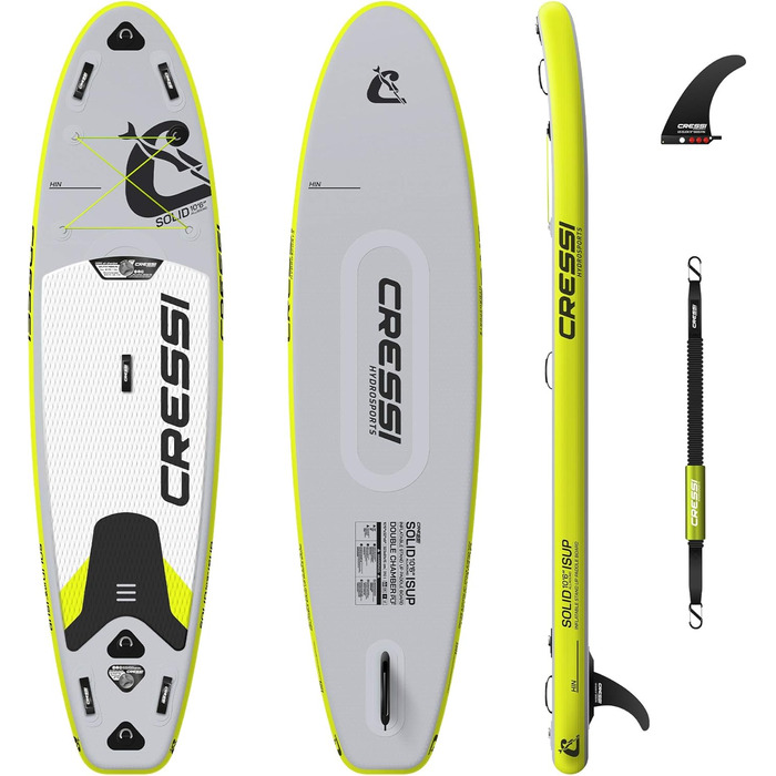 Надувна SUP-дошка Cressi ISUP комплект для дорослих, з аксесуарами, швидке надування, універсальна