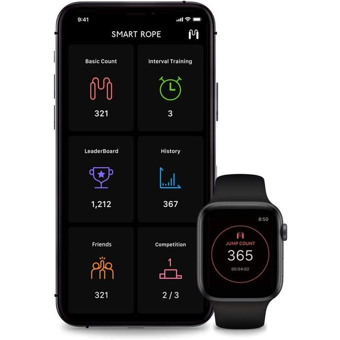 Розумний скакалка Tangram Rookie з Bluetooth для фітнесу