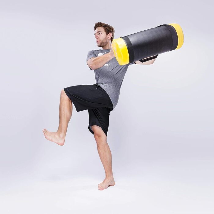 Фітнес мішок Power Bag Carolous 5-30 кг для функціонального тренування, силових і кардіо вправ, нейлонова оболонка з посиленими швами