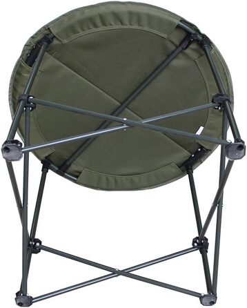 Складний круглий кемпінговий стіл AGEM Flatbar для пікніка та пляжу 71x62 см