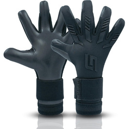 Воротарські рукавички GRIPMODE Blackout Hybrid 2.0 з Griptec® латексом для футболу, для дітей, підлітків і дорослих, всепогодні, розміри 7-11