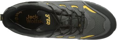 Дитячі трекінгові черевики Jack Wolfskin Ambition Texapore, 32 EU, чорний/жовтий
