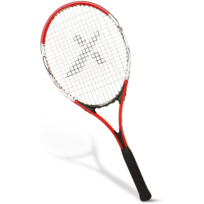 Ракетка для тенісу Vector X VXT-520 графітова, 27 дюймів, червоно-біла - легка, з амортизацією