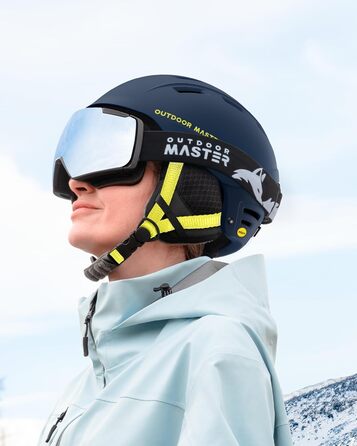 Шолом Outdooraster IPS Kelvin II для сноуборду та лиж (темно-синій, S)