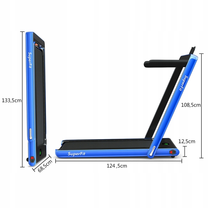 Електрична бігова доріжка Costway SP37514DE-NY, до 120 кг