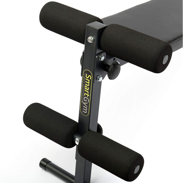 Лава для преса та гантелей Marbo Sport SmartGym SG-15, чорна, тренажер для преса